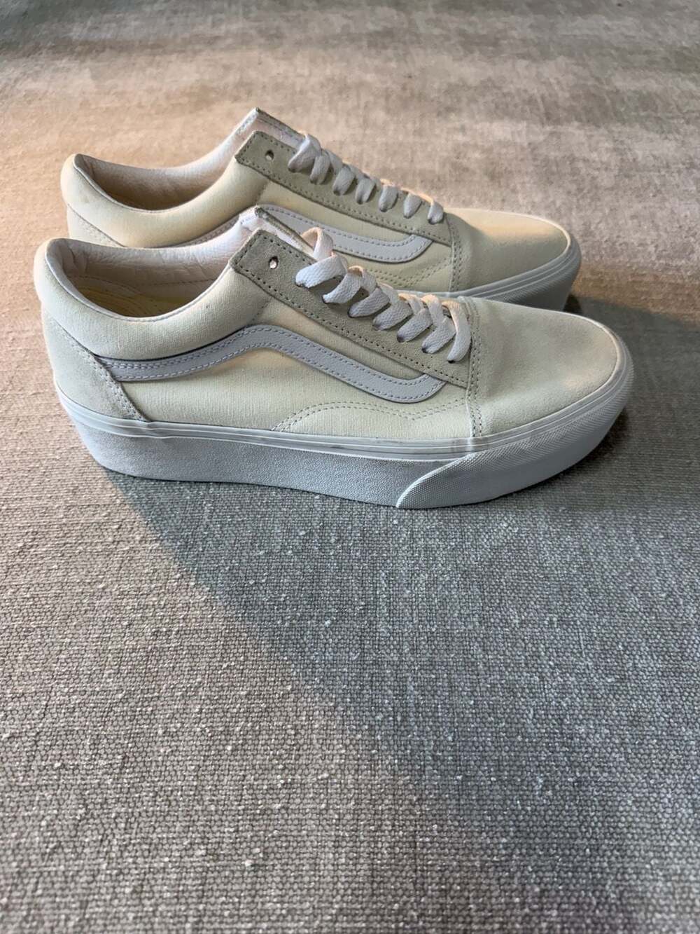 Vans Old Skool Stackform Marshmallow Platform Sneakers